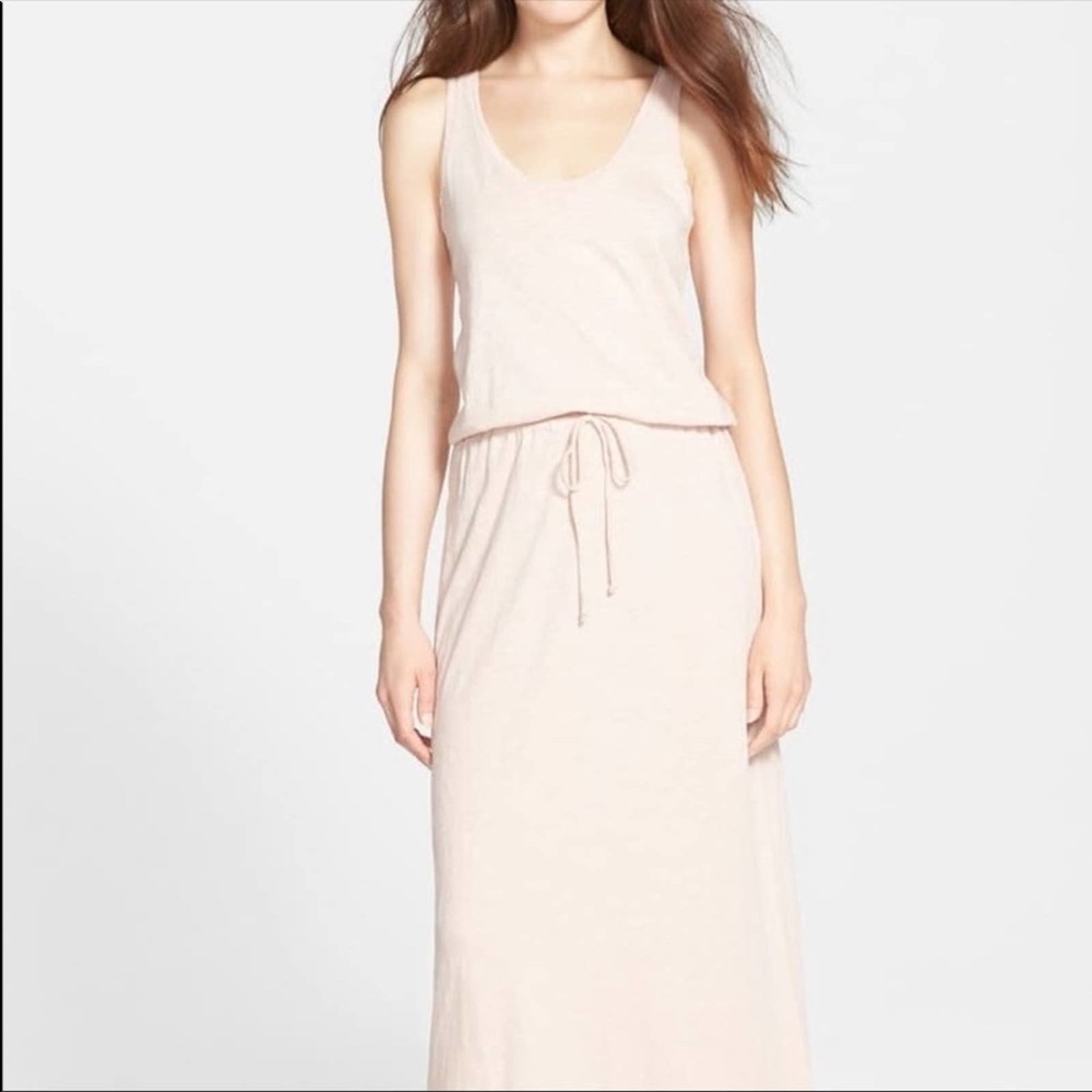 Soft Joie Light Pink Cotton Maxi Dress Size Small